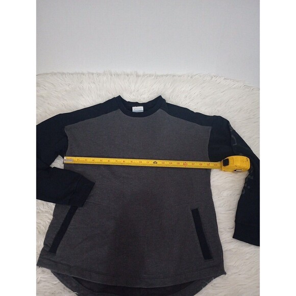 Columbia Womens Sweatshirt Multi Color Block Fleece  Cabincore Cozy Sz S - Picture 4 of 8